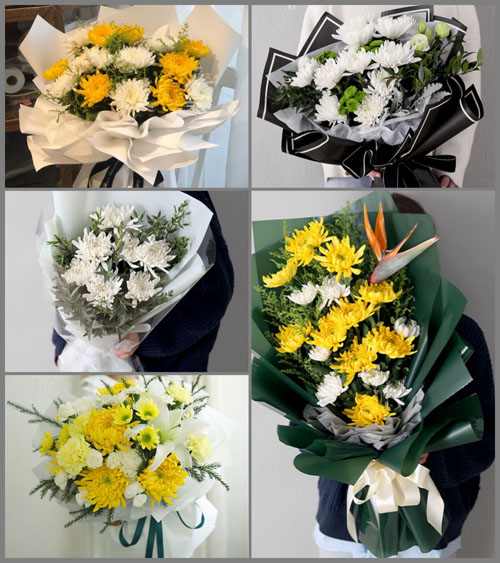 广东肇庆市广宁县洲仔镇金场村白事花束代送